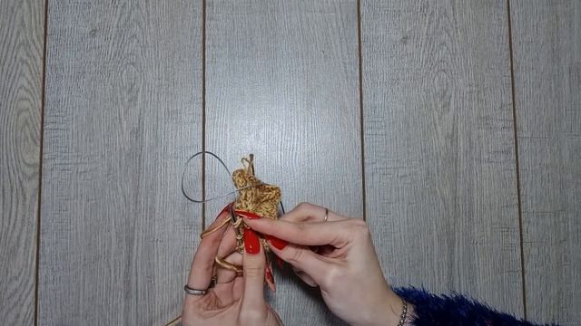 Вязанная Новогодняя игрушка Звёздочка. Видео урок смотреть онлайн