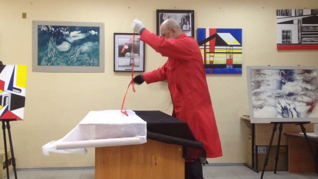 Перфоманс Анатолия Дмитракова "Размышление" (отрывок) смотреть онлайн