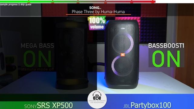 ??SONY SRS XP500 vs JBL Partybox 100 | Sound battle with sound sample | love and hate this смотреть онлайн