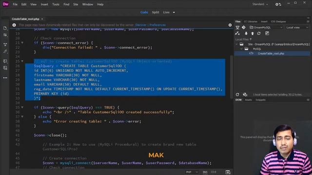 How To Communicate with MySQL80 Server Instance from Dreamweaver 2020 using PHP 7.4 code? смотреть онлайн