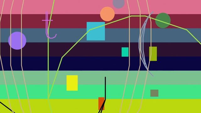 A random video created by a python script. Random characters, colours, and shapes. смотреть онлайн