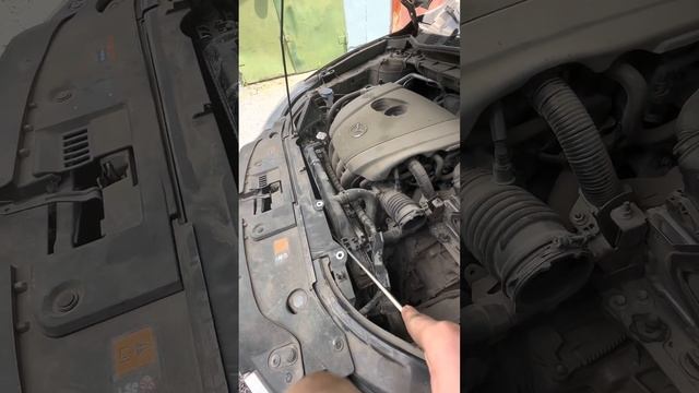 Mazda CX-5 на майку радиаторов, замену антифриза и регенерацию системы кондиционирования смотреть онлайн
