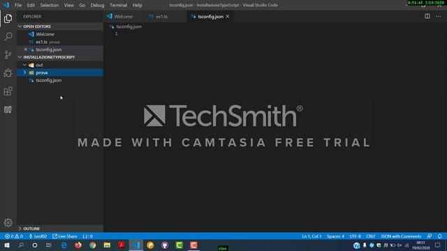 Tutorial Per Installare TypeScript Su Visual Studio Code