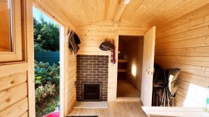 Баня из Бруса. Два больших отделения - "Пятистенка".