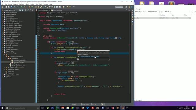 CREER UN PLUGIN ? #7 | LES CONFIGS смотреть онлайн
