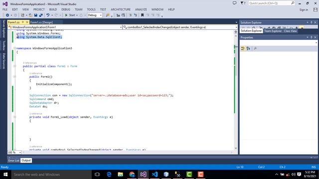 How to Populate DataGridView based on Combobox selected using C#.net смотреть онлайн