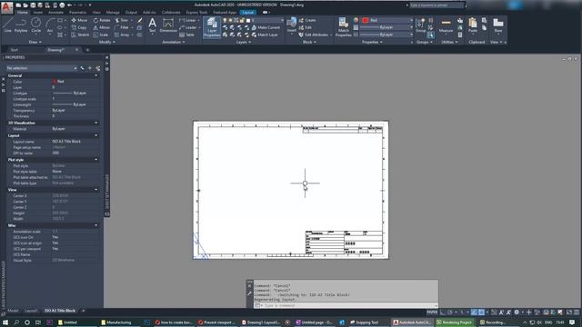 To Insert a Drawing Border and Title Block in AutoCAD смотреть онлайн