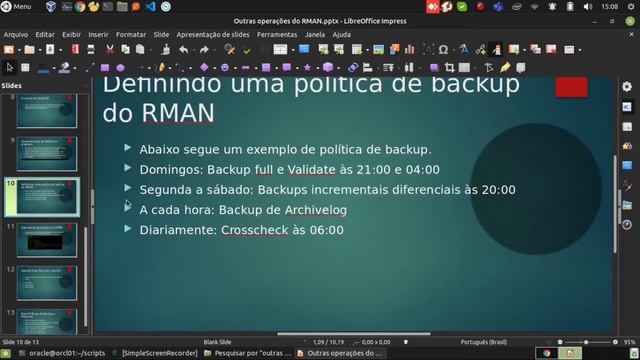 Agendando Backups RMAN do Oracle Database смотреть онлайн