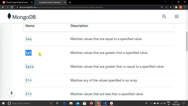 MongoDB Tutorial #16 - MongoDB Comparison Query Operators using Mongoose in MongoDB in Hindi смотреть онлайн