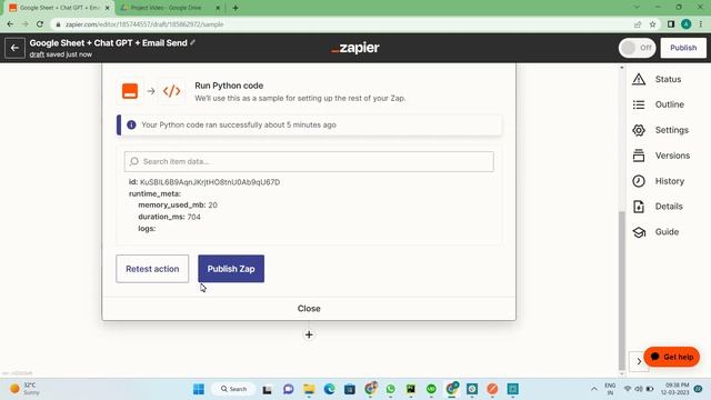 ChatGPT integration with Google Sheets & Whatsapp with Zapier | Whatsapp ChatGPT Integration смотреть онлайн