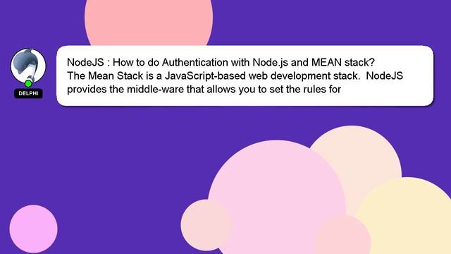 NodeJS : How to do Authentication with Node.js and MEAN stack? смотреть онлайн