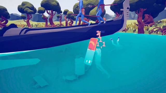 Boat And Land Battle - TOURNAMENT | Totally Accurate Battle Simulator TABS смотреть онлайн