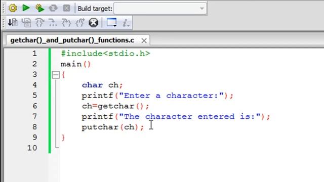 C Programming Tutorial - 66: The getchar() and putchar() Functions смотреть онлайн