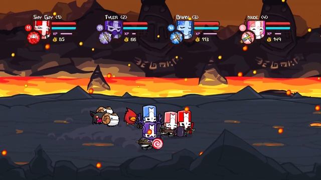 Castle Crashers Remastered Walkthrough - Part 05 (4 players) смотреть онлайн