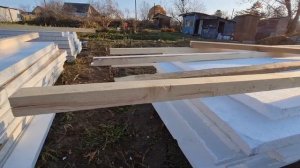 НАЧИНАЕМ СТРОИТЬ ДОМ,  ДОМ ИЗ СЭНДВИЧ ПАНЕЛЕЙ, ЗАВЕЗЛИ СТРОЙМАТЕРИАЛЫ