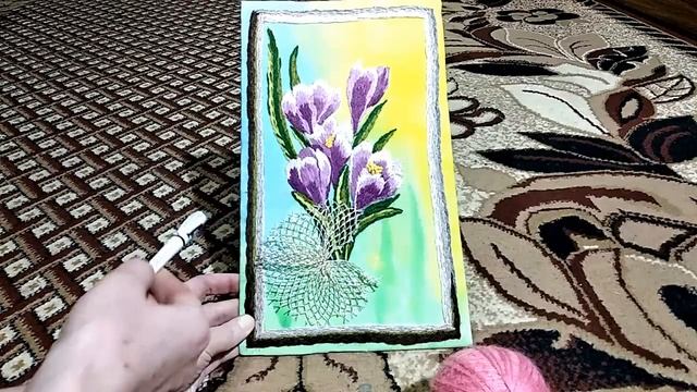 Вышивка / ЯРКИЙ БУКЕТИК ЦВЕТОВ смотреть онлайн