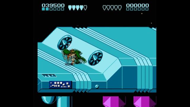 Battletoads & Double Dragon (Боевые жабы и Двойной Дракон) 1 этап ( 1 уровень) Прохождение смотреть онлайн