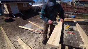 Изготовление лестницы на веранду