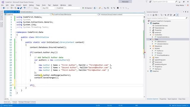 Seed Data | Part - 18 | Tutorials Team смотреть онлайн