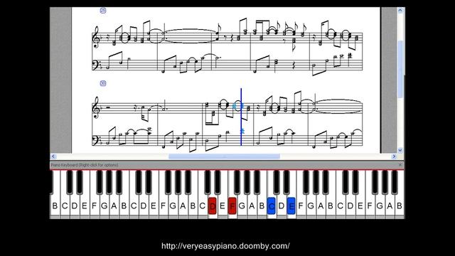 Ah! My Goddess - Feeling of love Piano Tutorial (slow speed) смотреть онлайн