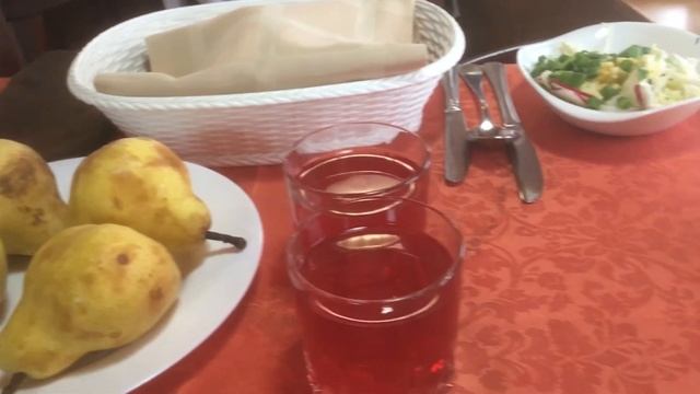 Меню одного дня в круизе. Питание туристов на теплоходе Панферов. смотреть онлайн