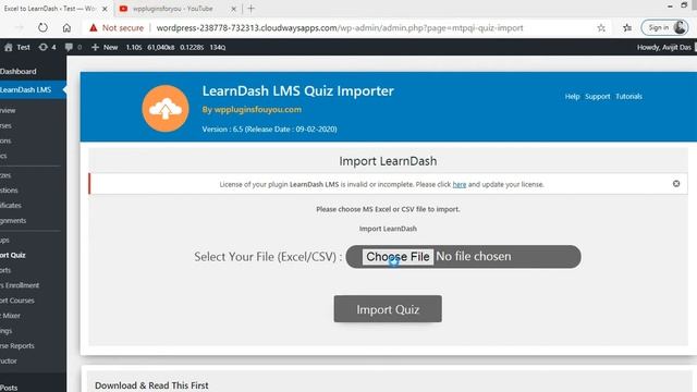 How to import & assign #learndash Matrix Sort Answer Quiz in Course, Lesson & Topic from Excel Shee смотреть онлайн