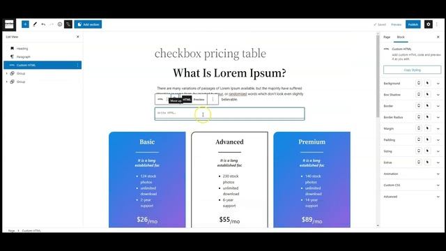 How to Create Toggle Switch Pricing Table in Gutenberg | WordPress Tips and Tricks смотреть онлайн