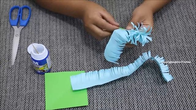 How To Make Lavender Flower With Color Paper | DIY-Lavender Origami Paper Crafts Tutorials смотреть онлайн