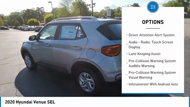 2020 Hyundai Venue Asheville NC 205883 смотреть онлайн
