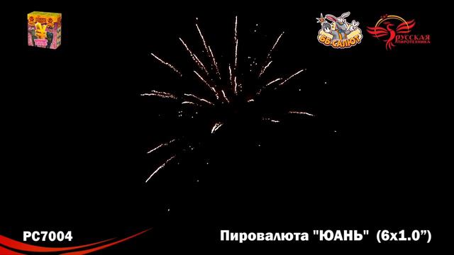 Фейерверк РС7004 Пировалюта "ЮАНЬ" (1" х 6) смотреть онлайн
