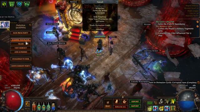 Path of Exile - Gamble time! Turning in a set of "The Price of Loyalty" смотреть онлайн
