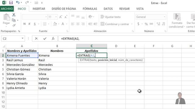 Función EXTRAE | Excel 2013 Curso Avanzado #15 смотреть онлайн