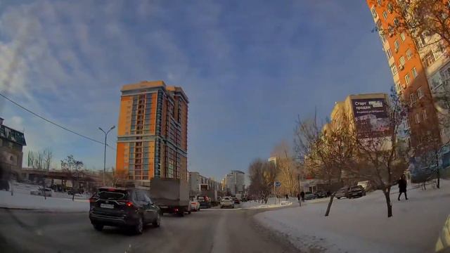 Движение на автомобиле по Тюмени с улицы Киевская до Заречный проезд 4а смотреть онлайн