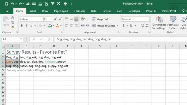 Excel - How to Replace without Clearing in-cell Formatting - Episode 2054 смотреть онлайн