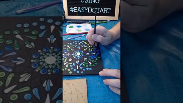 Easy Dot Art February 2022 design #2 Swirl Dot Mandala смотреть онлайн