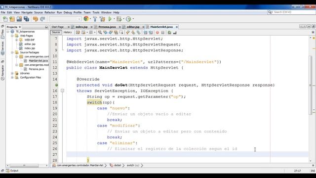 Java Web - Gestión de personas en objeto Session смотреть онлайн