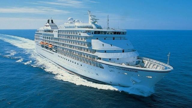 Картинка корабль. Лайнер, океан, круиз | Picture ship. Liner, ocean, cruise смотреть онлайн