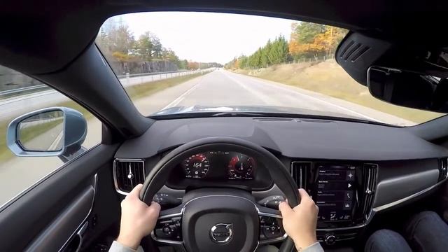 Volvo V90 D4 POV Test Drive смотреть онлайн