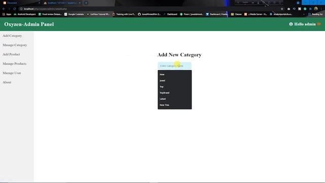 Oxyzen - Plant selling website admin panel design and development with PHP смотреть онлайн