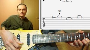 БЛЮЗ - СОЛО на гитаре для начинающих разбор