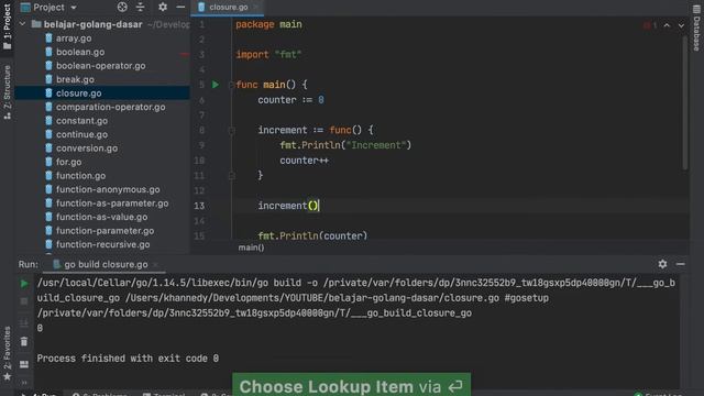 Belajar Go-Lang - 30 Closure смотреть онлайн