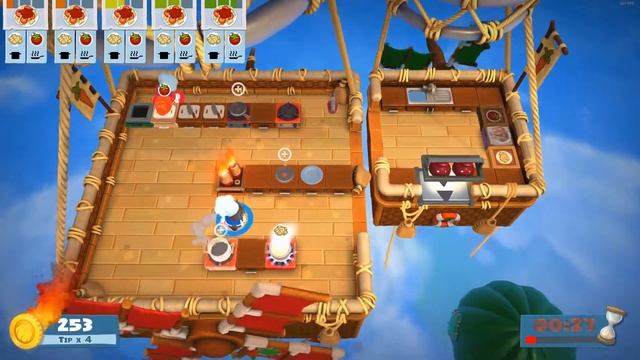 Играю с другом в Overcooked 2 смотреть онлайн