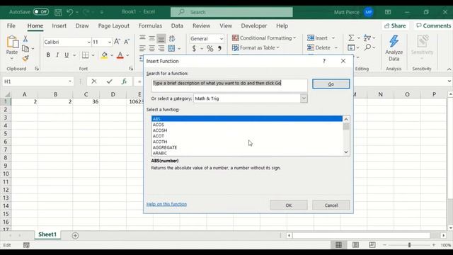 Excel Tutorial for Beginners - Toolbar and Formulabar смотреть онлайн