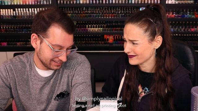Testing the Nail Art Printing Robot (I'm being replaced) смотреть онлайн
