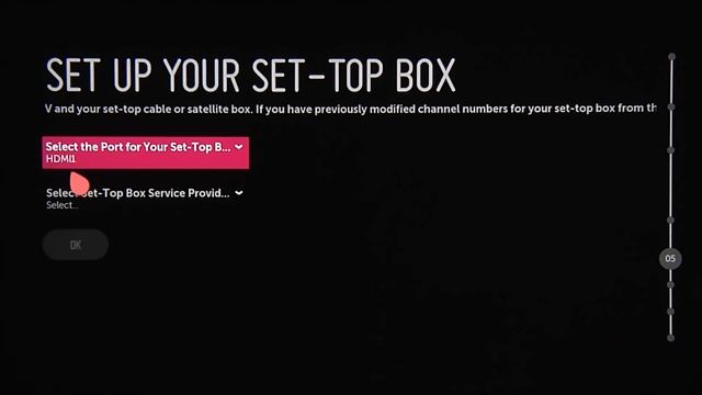 LG Smart TV With WebOS - Setup Wizard
