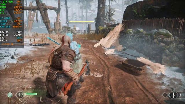 GTX 950 | God of War - 1080p, 900p, 720p смотреть онлайн