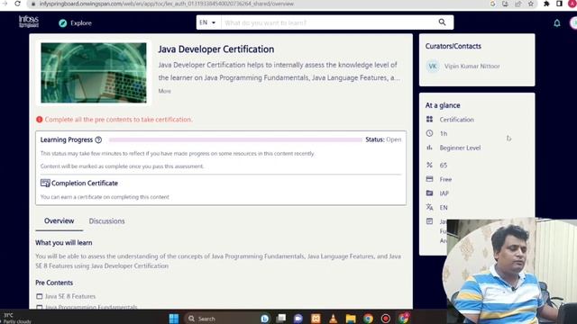 Infosys Java Full Stack Free Course With Certificate | Java Full Stack Development Course Free смотреть онлайн
