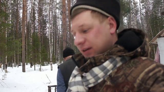 Рыбалка в феврале / Выезд в тайгу на буране / Часть 1. смотреть онлайн