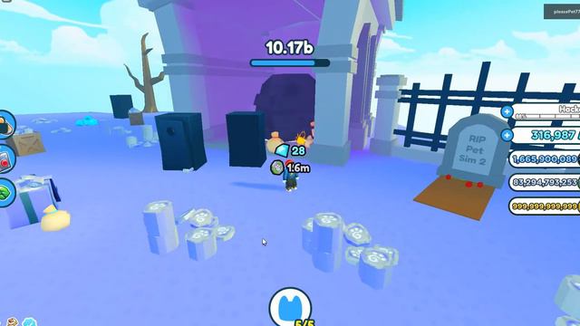 КРУТАЯ ТАКТИКА ПО ФАРМУ ГЕМОВ! Pet simulatorX 1,000,000 гемов за 5 минут! смотреть онлайн