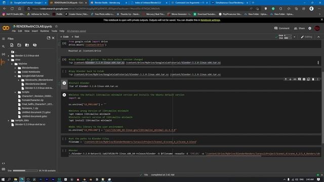 Rendering Your Animations Free with Google Colab | Blender смотреть онлайн
